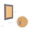 Head West Traditional Brushed Nickel Framed Wall Vanity Mirror - 24" x 30"